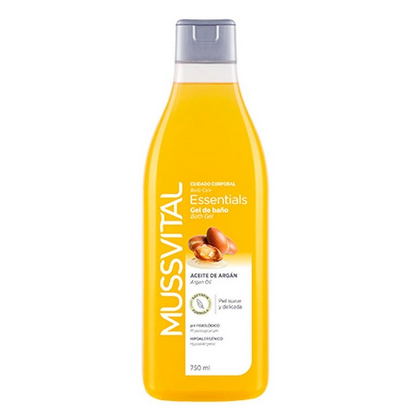 Mussvital gel de Banho Óleo Argão 750ml